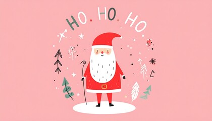 Cute Christmas Santa graphic