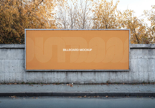 Billboard Street Mockup