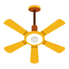 new style colorful electric celling fan, hanging fan, table fan, rechargeable fan silhouette vector icon on white background