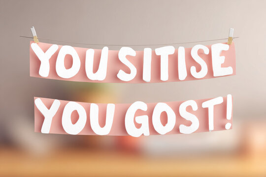 refrigerator note filled with positive reminders presented against pure background