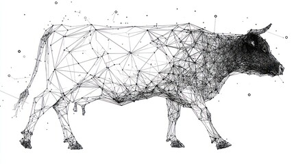 Cow in digital network