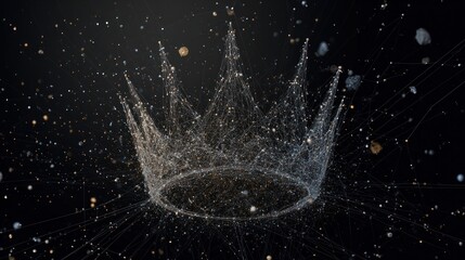 Crown of light particles
