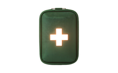 Obraz premium First aid kit isolated on transparent background