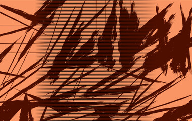 Artistic abstract grunge texture with chaotic brush strokes and distressed scratch lines over a warm brown background. Ideal for backgrounds, graphic design, modern posters, and creative visual art.