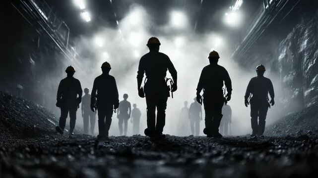 Mining tenacity quest: a digger, maneuvering below, ground overcoming, difficult obstacles, with strong, willpower resolve, steadfast dedication, expertise highlighting, perseverance mastery