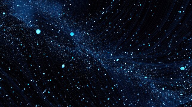 Dark space, light streaks