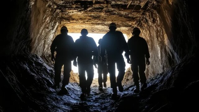 Mining tenacity quest: a digger, maneuvering below, ground overcoming, difficult obstacles, with strong, willpower resolve, steadfast dedication, expertise highlighting, perseverance mastery