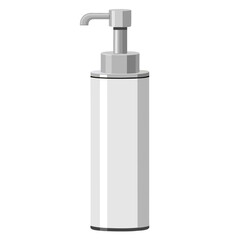 Obraz premium white plastic bottle