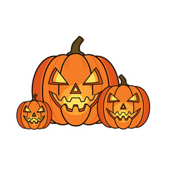 Festive Carved Pumpkins for Halloween A Trio of Jack-O'-Lantern Delights