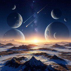 Planets and Meteors