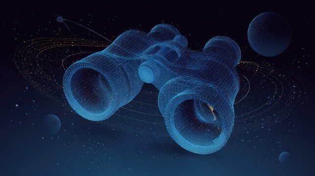 Digital binoculars in space - Powered by Adobe