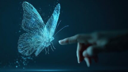 Digital butterfly, human touch (1)
