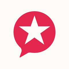 Obraz premium Customer Review Star Icon Vector Illustration