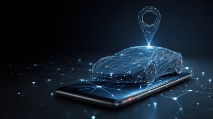 Digital car location on phone