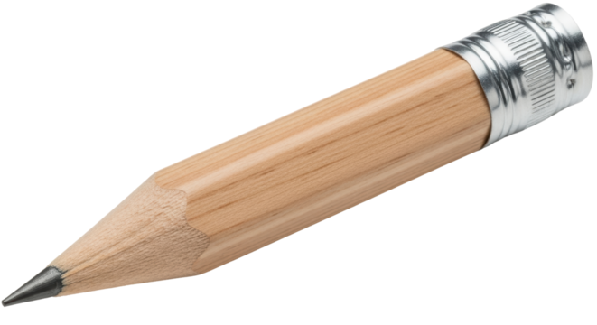 Isolated Short Pencil