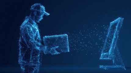 Digital delivery person