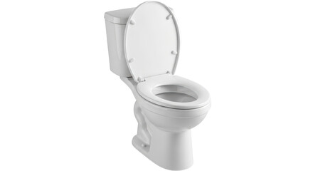 Isolated White toilet