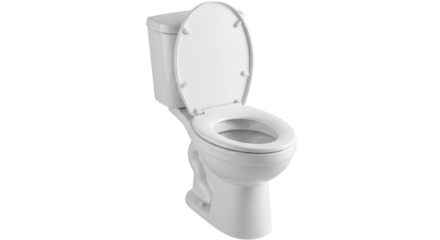 Isolated White toilet