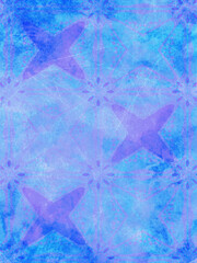 Scratched and distressed vintage floral Collage Wallpaper Background