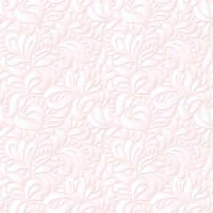 Fototapeta premium Pink abstract seamless pattern