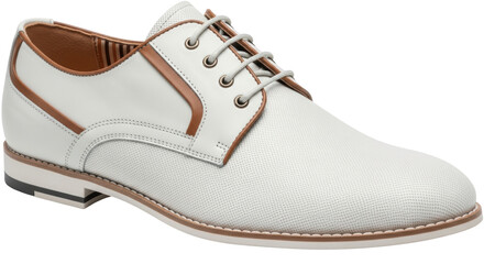Isolated White Leather Shoe
