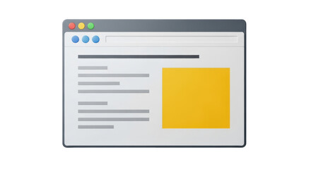 Isolated Web Browser Window