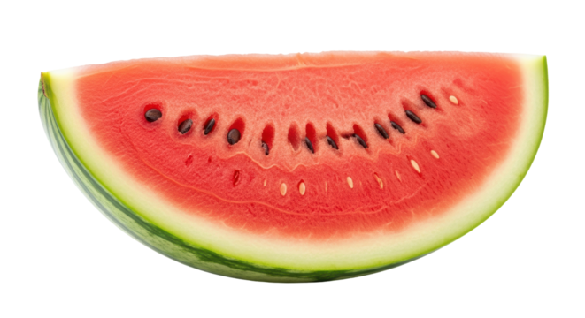 Isolated Watermelon Slice - Powered by Adobe