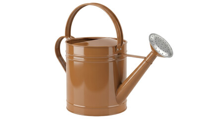 Isolated Brown Watering Can on White Background © Sindre