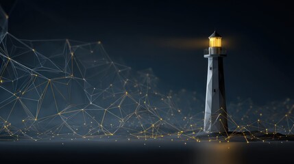 Digital lighthouse guiding through network