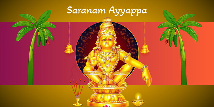 Ayyappa banner for Kerala festival