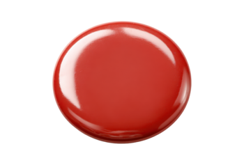 Red Campaign Pin-Back Button Mockup
