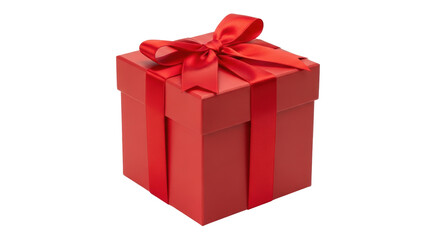 Isolated Red Gift Box