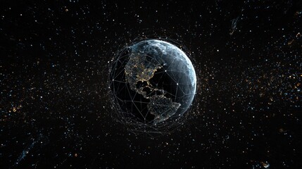 Earth network in space