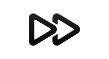 Isolated Fast Forward Icon