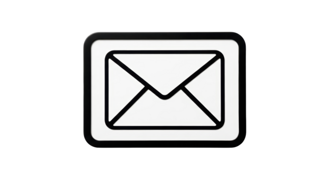 Isolated Mail Envelope
