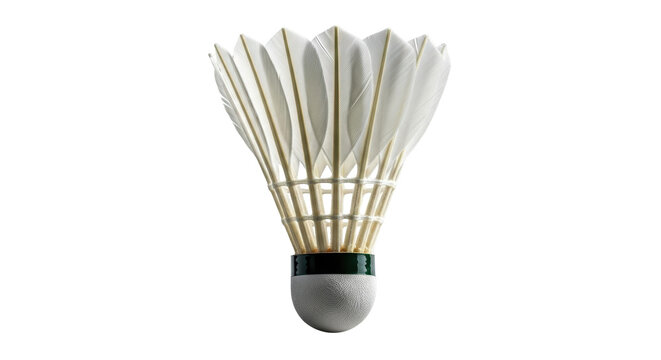 Isolated Badminton Shuttlecock