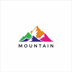 Fototapeta premium Mountain logo design