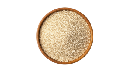 Isolated Couscous in Bowl