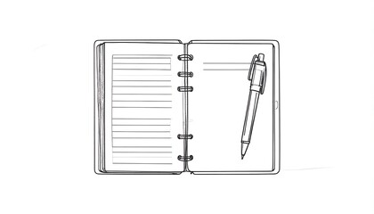 Open notebook with pen (1)