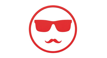 Isolated Man Face Icon