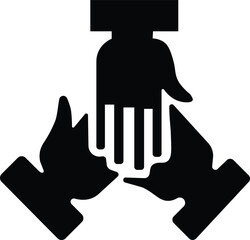 People hand flat icons set. Team of workers. User profile symbol. Group of people. Group of users collection. Persons symbol. Men women. Crowd of humans. Vector illustration !