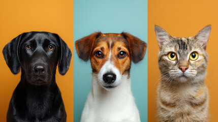 create stunning minimalistic portraits of top  animals on clean background with beautiful bokeh highlighting