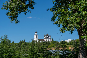 Transfiguration monastery for men in Kamensk diocese of Russian orthodox church in Kamensk-Uralsky, Sverdlovsk region, Ural