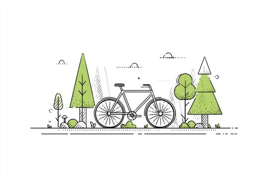 Neo-Cycle Sustainable Urban Mobility in 2077 - Powered by Adobe