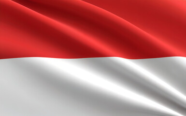 indonesia flag wave