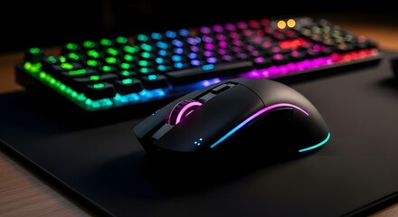 High Performance Gaming Peripherals with Vibrant RGB Lighting