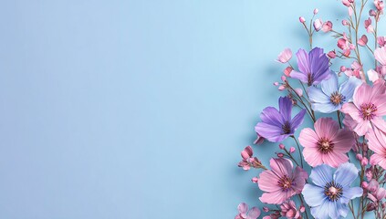 Fototapeta premium Chronoscape Bloom A Futuristic Floral Fantasy (1)