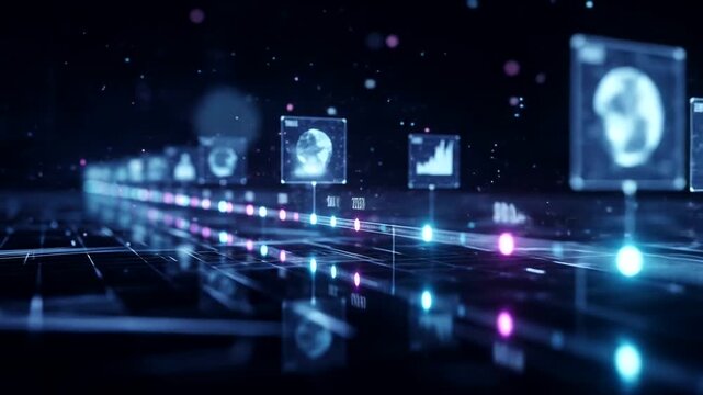 A timeline of data visualization, showcasing key milestones in digital information.