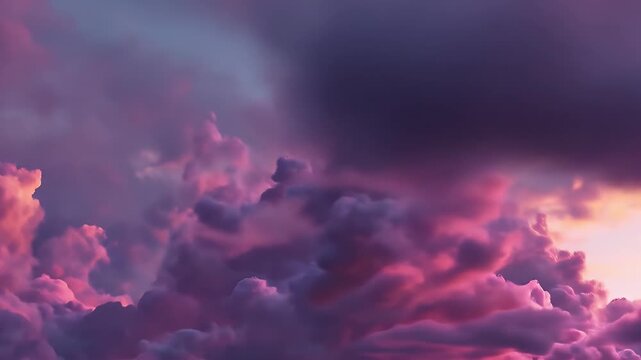 Vibrant sunset cloudscapes