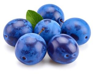 Close-up of fresh plums